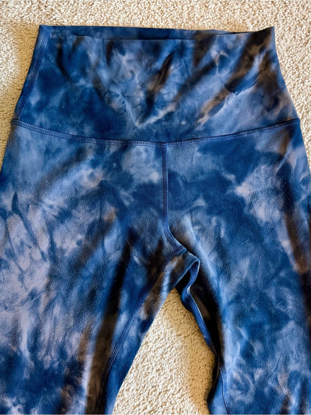 Lululemon Align High-Rise Pant 28” Diamond Dye lunar Rock True Navy size 4